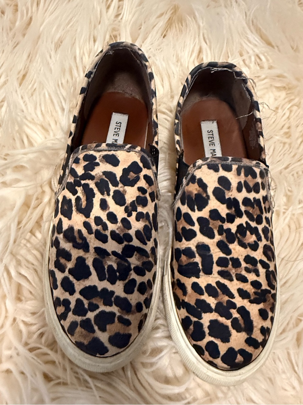Steve Madden Safary Leopard Sneakers Size 7.5